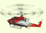 Fire rescue helicopter Helitack