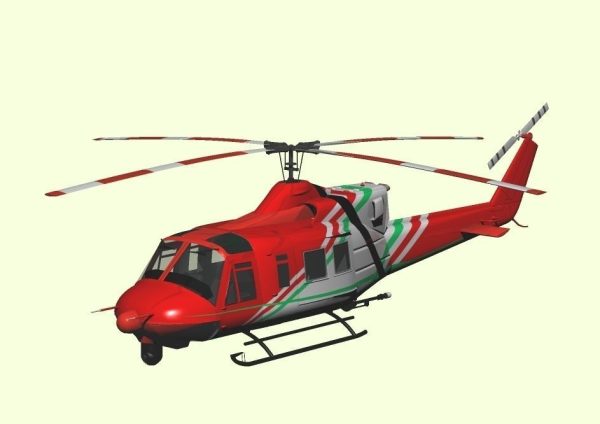 Fire rescue helicopter Helitack