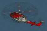 Fire rescue helicopter Helitack