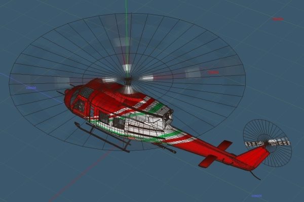 Fire rescue helicopter Helitack