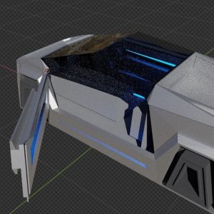 floating-futuristic-car-based-on-tesla-cybertruck-3d-model-low-poly-blend
