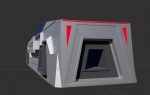 Floating Futuristic Car based on Tesla Cybertruck