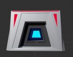 Floating Futuristic Car based on Tesla Cybertruck
