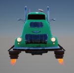 Flying jet truck