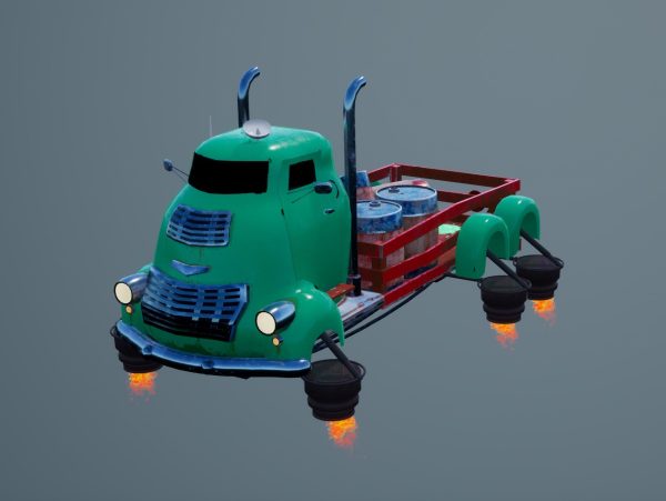 Flying jet truck