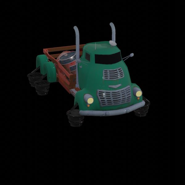 Flying jet truck