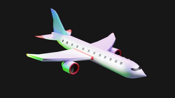 Free lowpoly plane