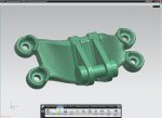 GE jet engine bracket V2