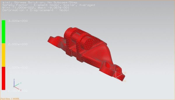 GE jet engine bracket V2