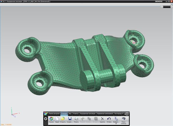 GE jet engine bracket V2