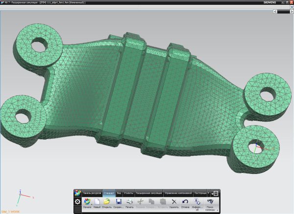 GE jet engine bracket V2