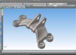 GE jet engine bracket V2