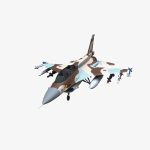 General Dynamics F-16D Brakeet