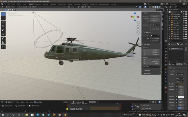 Helicopter blackhawk