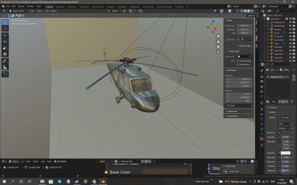 Helicopter blackhawk