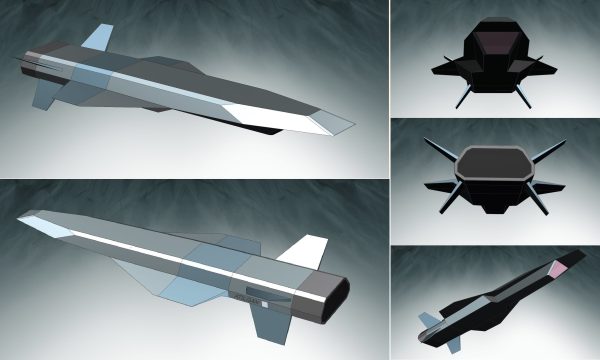 HyperStorm futuristic missile in stages of development
