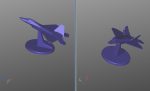 Jetonstand fighter jet
