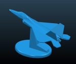 Jetonstand fighter jet