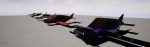 Low poly plane set