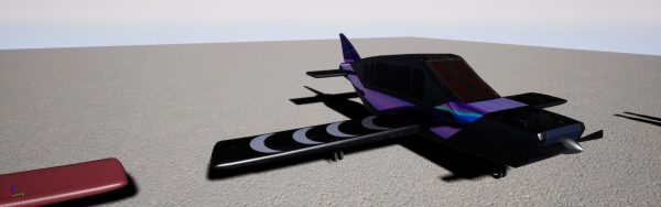 Low poly plane set