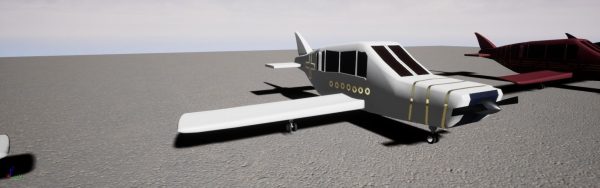 Low poly plane set
