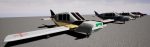 Low poly plane set
