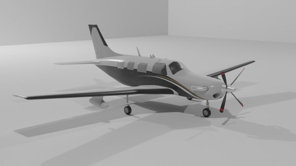 Plain Piper PA-46 3D Model