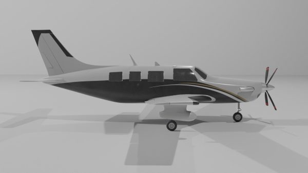 Plain Piper PA-46 3D Model