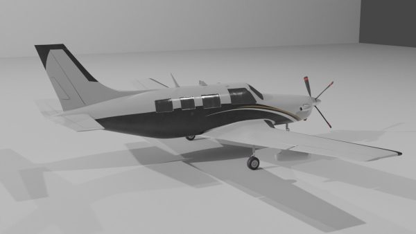 Plain Piper PA-46 3D Model