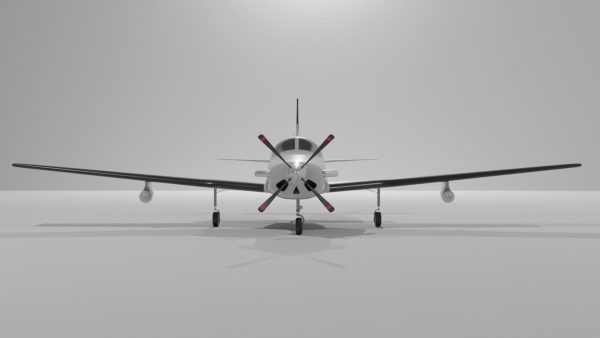 Plain Piper PA-46 3D Model