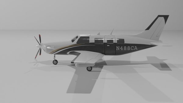 Plain Piper PA-46 3D Model