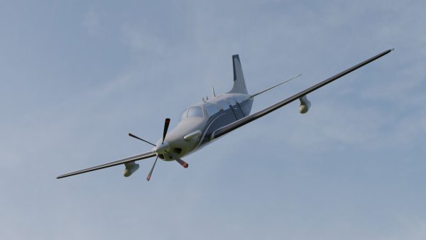 Plain Piper PA-46 3D Model