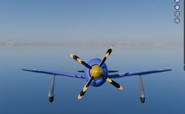 REPRESENTATION OF A 1945 AIRPLANE
