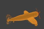 REPRESENTATION OF A 1945 AIRPLANE