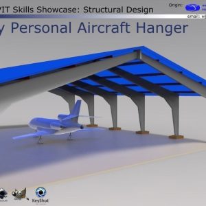 Revit Skills Showcase My Personal Aircraft Hanger