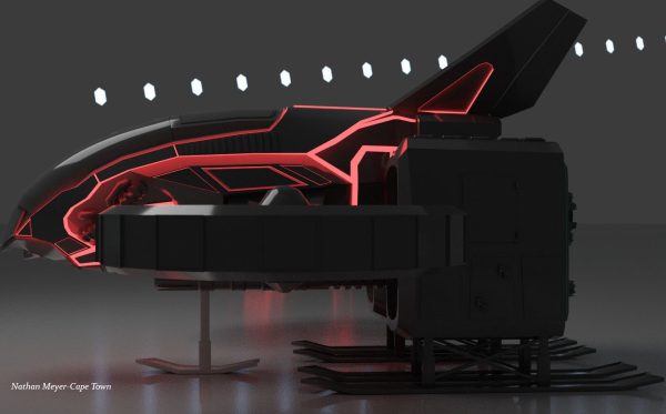 S42 Scout Aircraft free Blender File