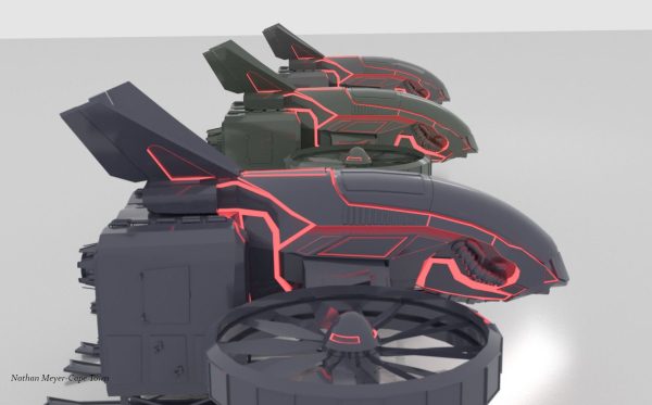 S42 Scout Aircraft free Blender File