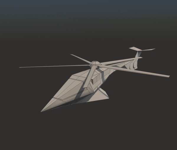 Sci-fi helicopter