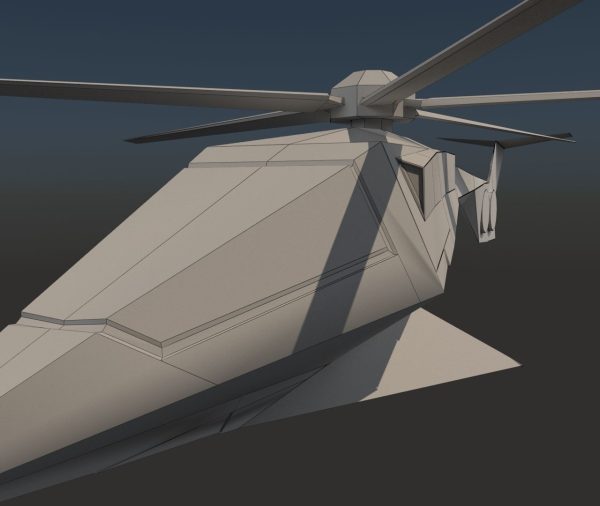 Sci-fi helicopter