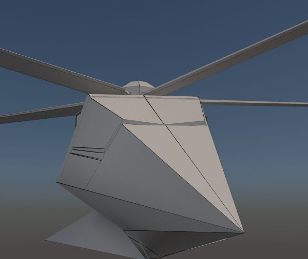 Sci-fi helicopter
