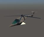 Sci-fi helicopter