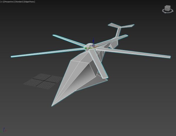 Sci-fi helicopter