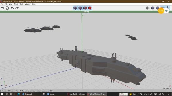 space aircraft carrier