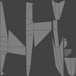 Tech vaporwave  for MEGA LOW poly airplane