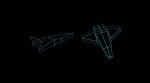 Tech vaporwave  for MEGA LOW poly airplane