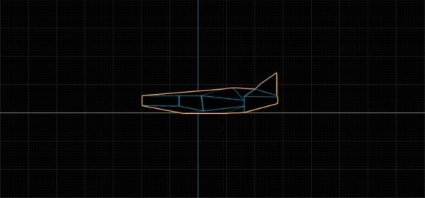 Tech vaporwave  for MEGA LOW poly airplane