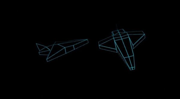 Tech vaporwave  for MEGA LOW poly airplane