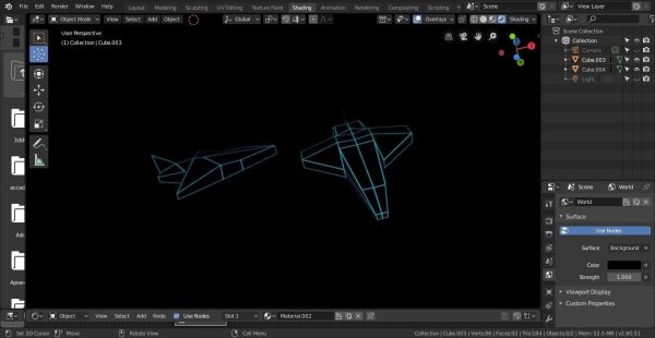 Tech vaporwave  for MEGA LOW poly airplane
