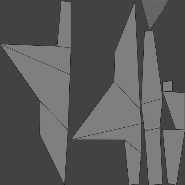 Tech vaporwave  for MEGA LOW poly airplane