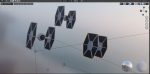 TIE fighter from the Star Wars movies